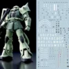 C09 RG Zaku II Green And White Ogre Decal Sheet