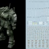 C81 HGUC GM Spartan Decal Sheet