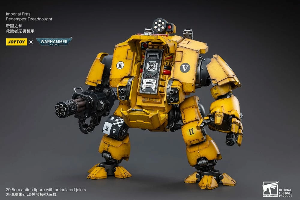 Warhammer 40K Imperial Fists Redemptor Dreadnought 1/18 Scale Figure 11 Warhammer 40K Imperial Fists Redemptor Dreadnought 1/18 Scale Figure - Image 11