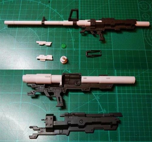 Magictoys MS Weapon Set Sniper Rifle Submachine Gun For MG 1/100 Gundam. 3 Magictoys MS Weapon Set Sniper Rifle Submachine Gun For MG 1/100 Gundam. - Image 3