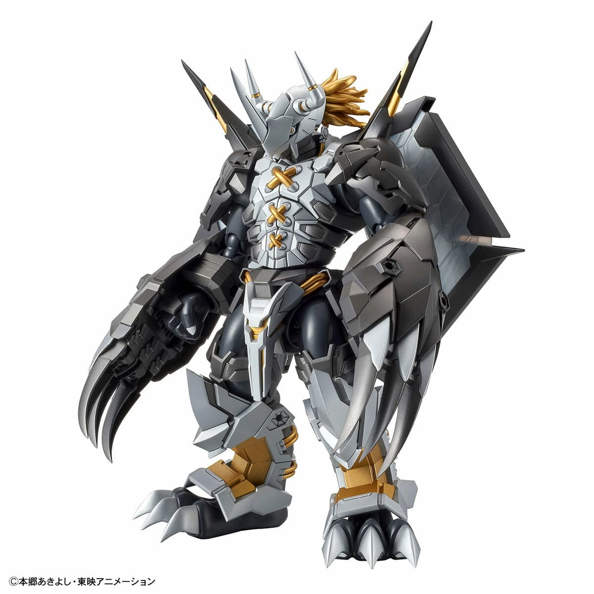 Bandai Digimon Adventure 02 Figure-rise Standard Amplified Wargreymon (Black Ver.) Model Kit 3 Bandai Digimon Adventure 02 Figure-rise Standard Amplified Wargreymon (Black Ver.) Model Kit - Image 3