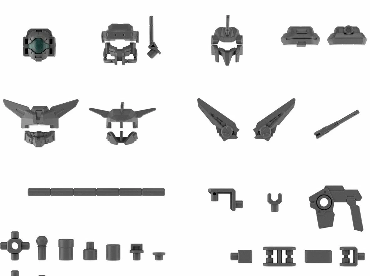 Bandai 30MM 1/144 Option Parts Set 6 (Customizeable Head A) Accessory Set 1 Bandai 30MM 1/144 Option Parts Set 6 (Customizeable Head A) Accessory Set
