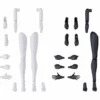 Bandai 30 Minutes Sisters Option Body Parts Arm & Leg Parts (White And Black)