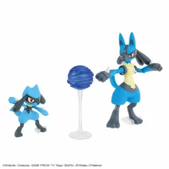 Bandai Pokemon Plamo Collection #44 Riolu & Lucario Model Kit -Bandai Sales 155 3797 s i8as923melduh98g19xthju9so9b