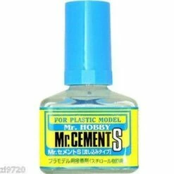 Bandai MR HOBBY Gunze MC129 Cement Glue S Extra Thin Non-Corrosive 40ml