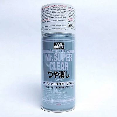 Bandai B514 Mr. Super Clear Matte (Flat) (170ml) Spray 1 Bandai B514 Mr. Super Clear Matte (Flat) (170ml) Spray