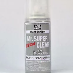 N/A MR HOBBY SPRAY 170ml UV CUT SUPER CLEAR GLOSS B522