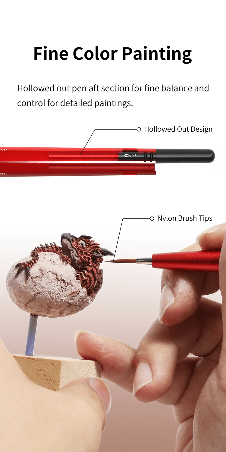 AT-FB03 DSPIAE Fine Brush With Replicable Point Tip - Grey 6 AT-FB03 DSPIAE Fine Brush With Replicable Point Tip - Grey - Image 6