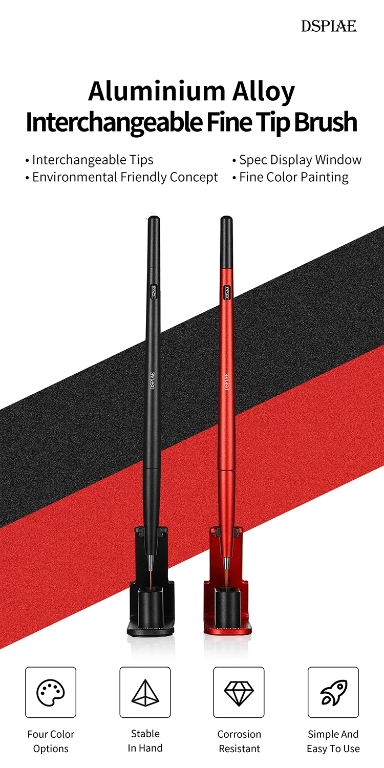 AT-FB03 DSPIAE Fine Brush With Replicable Point Tip - Grey 2 AT-FB03 DSPIAE Fine Brush With Replicable Point Tip - Grey - Image 2