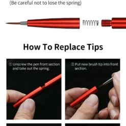 AT-FB03 DSPIAE Fine Brush With Replicable Point Tip - Grey 10 AT-FB03 DSPIAE Fine Brush With Replicable Point Tip - Grey -Bandai Sales 3 220P5112Z0119 53cc50b0 bcbb 476c b768 cc937bfca3ee