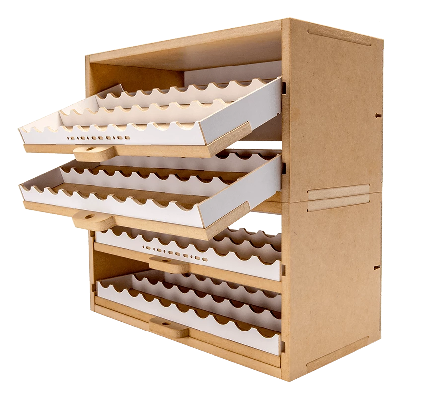 Slide&Tilting Drawer Paint Shelf OPERA-19B (For Lacquer) 10 Slide&Tilting Drawer Paint Shelf OPERA-19B (For Lacquer) - Image 10