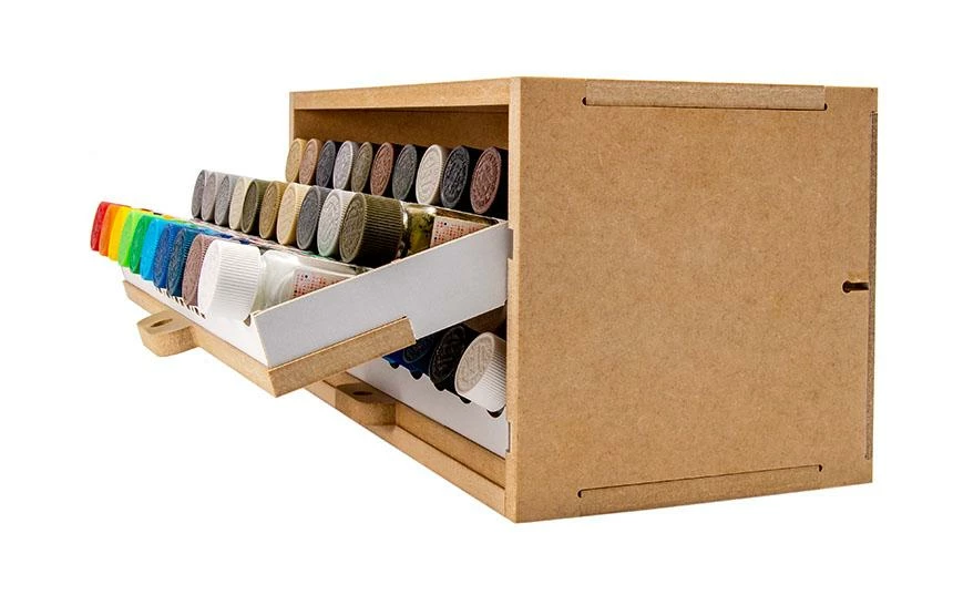 Slide&Tilting Drawer Paint Shelf OPERA-19B (For Lacquer) 14 Slide&Tilting Drawer Paint Shelf OPERA-19B (For Lacquer) - Image 14