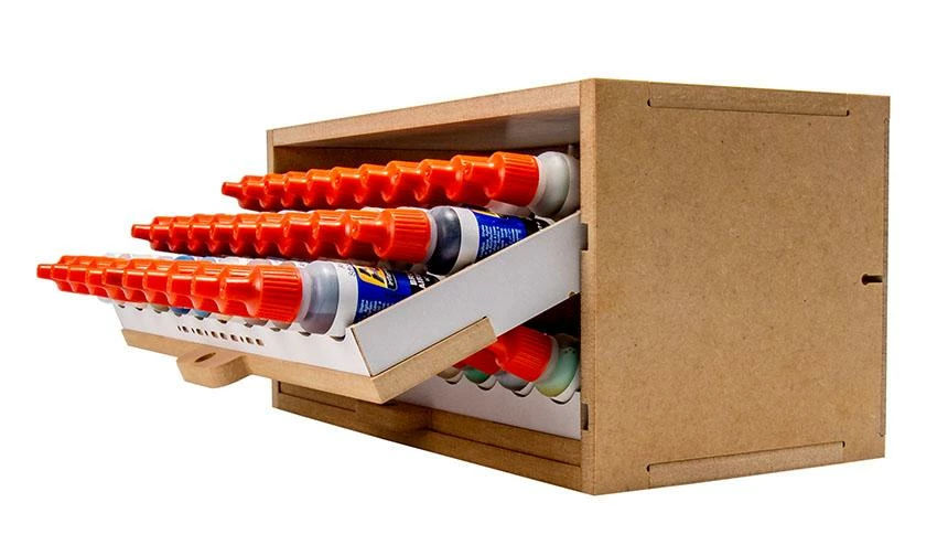 Slide&Tilting Drawer Paint Shelf OPERA-19B (For Lacquer) 12 Slide&Tilting Drawer Paint Shelf OPERA-19B (For Lacquer) - Image 12