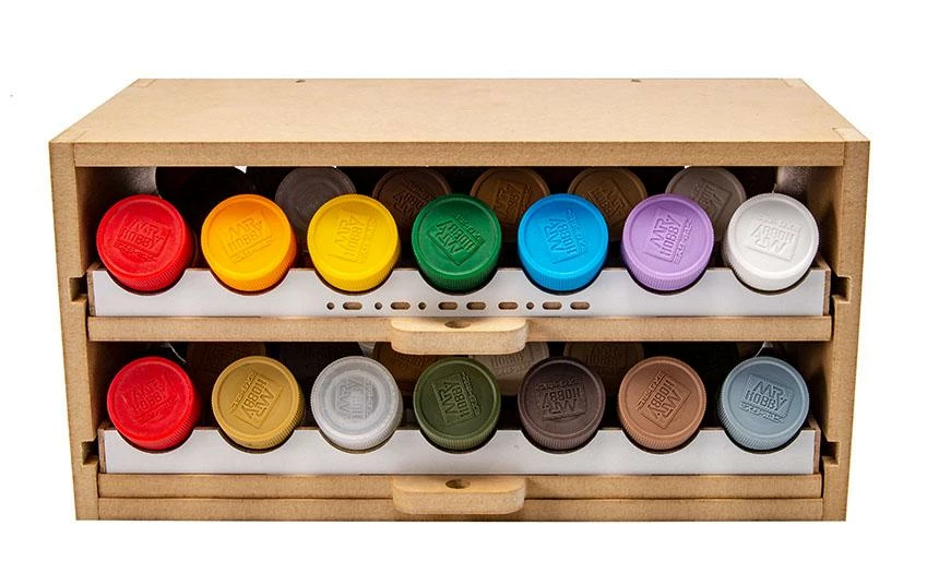 Slide&Tilting Drawer Paint Shelf OPERA-19B (For Lacquer) 16 Slide&Tilting Drawer Paint Shelf OPERA-19B (For Lacquer) - Image 16