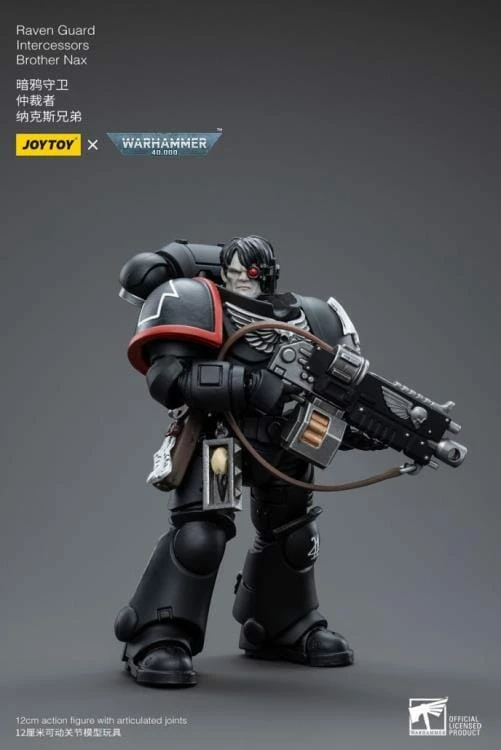 Warhammer 40K Raven Guard Intercessors Brother Nax 1/18 Scale Figure 3 Warhammer 40K Raven Guard Intercessors Brother Nax 1/18 Scale Figure - Image 3