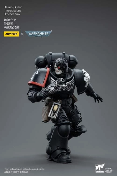 Warhammer 40K Raven Guard Intercessors Brother Nax 1/18 Scale Figure 4 Warhammer 40K Raven Guard Intercessors Brother Nax 1/18 Scale Figure - Image 4