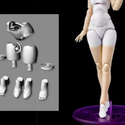 Megami Device M.S.G. 02 Bottom Set White Model Kit