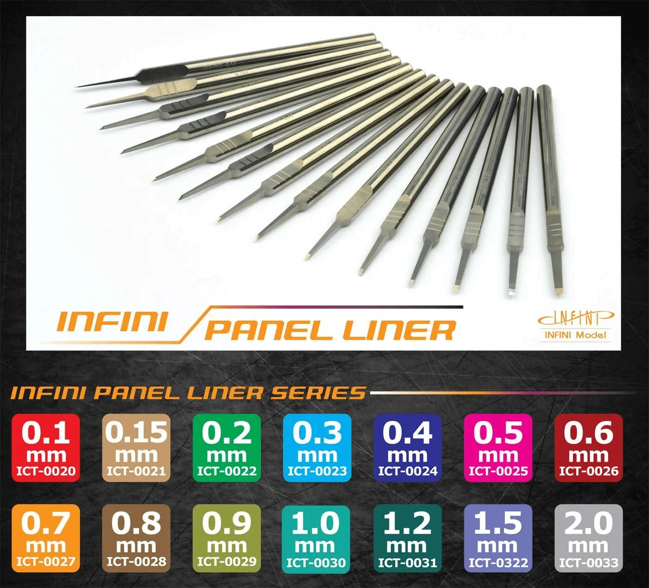 INFINI Model Panel Liner 0.8mm (Etching Tool) 4 INFINI Model Panel Liner 0.8mm (Etching Tool) - Image 4
