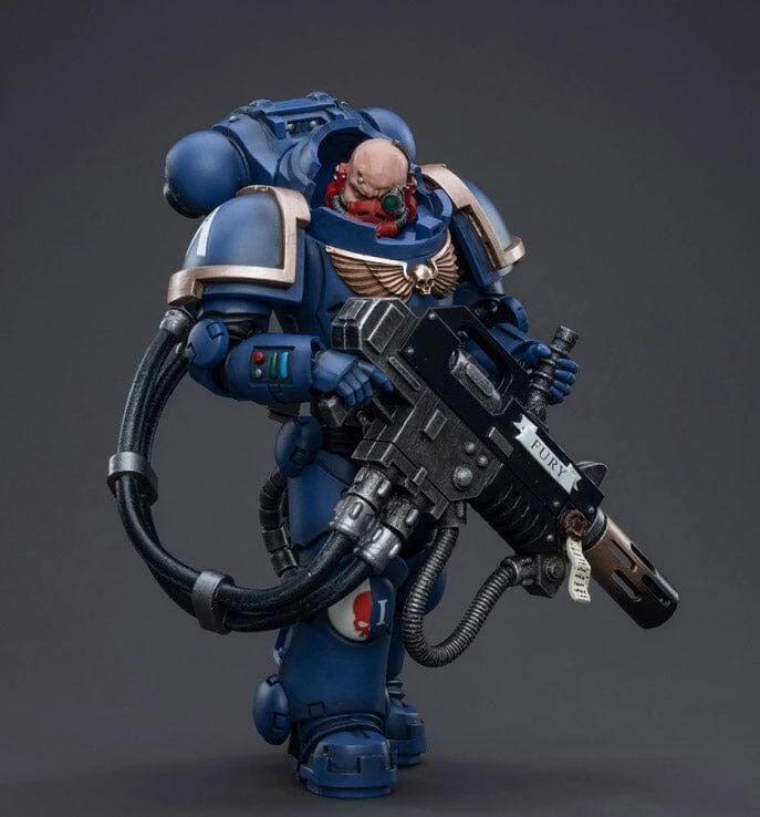 Warhammer 40K Ultramarines Primaris Eradicator 1 1/18 Scale Figure 2 Warhammer 40K Ultramarines Primaris Eradicator 1 1/18 Scale Figure - Image 2