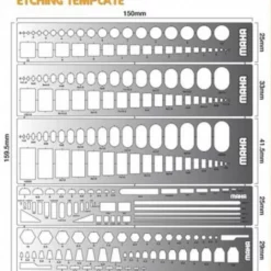 N/A Etching Template 5ct