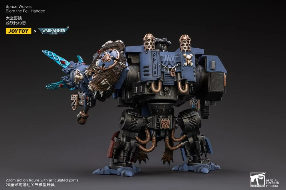 Warhammer 40k Space Wolves Bjorn The Fell-Handed 1/18 Scale Figure 4 Warhammer 40k Space Wolves Bjorn The Fell-Handed 1/18 Scale Figure - Image 4
