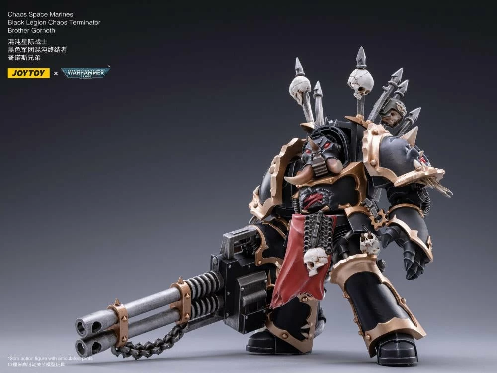 Warhammer 40K Black Legion Brother Gornoth 1/18 Scale Figure 4 Warhammer 40K Black Legion Brother Gornoth 1/18 Scale Figure - Image 4