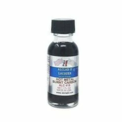 STEVENS Alclad II Lacquers ALC419 Hot Metal Burnt Carbon Laquer Paint Bottle, 1oz