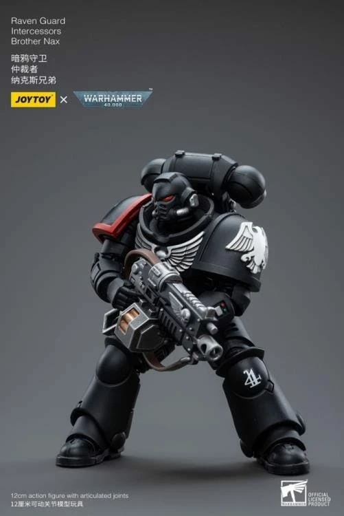 Warhammer 40K Raven Guard Intercessors Brother Nax 1/18 Scale Figure 6 Warhammer 40K Raven Guard Intercessors Brother Nax 1/18 Scale Figure - Image 6