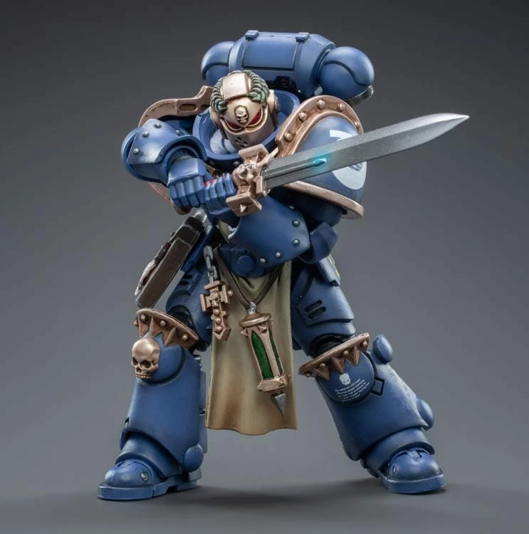 Warhammer 40K Ultramarines Primaris Company Champion 1/18 Scale Figure 4 Warhammer 40K Ultramarines Primaris Company Champion 1/18 Scale Figure - Image 4