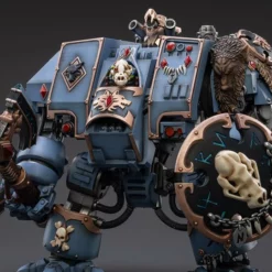 Warhammer 40K Space Wolves Venerable Dreadnought Brother Hvor 1/18 Scale Figure
