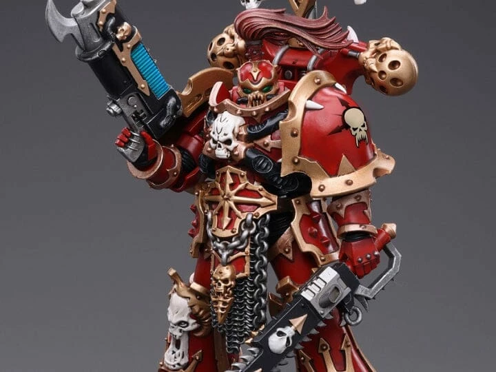 Warhammer 40K Chaos Space Marines Crimson Slaughter Brother Karvult 1/18 Scale Figure 1 Warhammer 40K Chaos Space Marines Crimson Slaughter Brother Karvult 1/18 Scale Figure