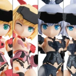 Frame Arms Girl Desktop Army KT-323f Jinrai Series Box Of 4 Figures