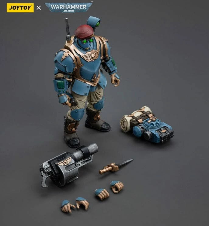 Warhammer 40k Astra Militarum Tempestus Scions Command Squad 55th Kappic Eagles Grenadier 1/18 Scale Figure 9 Warhammer 40k Astra Militarum Tempestus Scions Command Squad 55th Kappic Eagles Grenadier 1/18 Scale Figure - Image 9