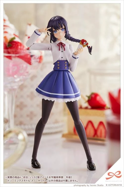 Sousai Shojo Teien St. Iris Girl's High School Winter Clothes Ritsuka Saeki (Dreaming Style Snow White Ver.) 1/10 Scale Model Kit 9 Sousai Shojo Teien St. Iris Girl's High School Winter Clothes Ritsuka Saeki (Dreaming Style Snow White Ver.) 1/10 Scale Model Kit - Image 9