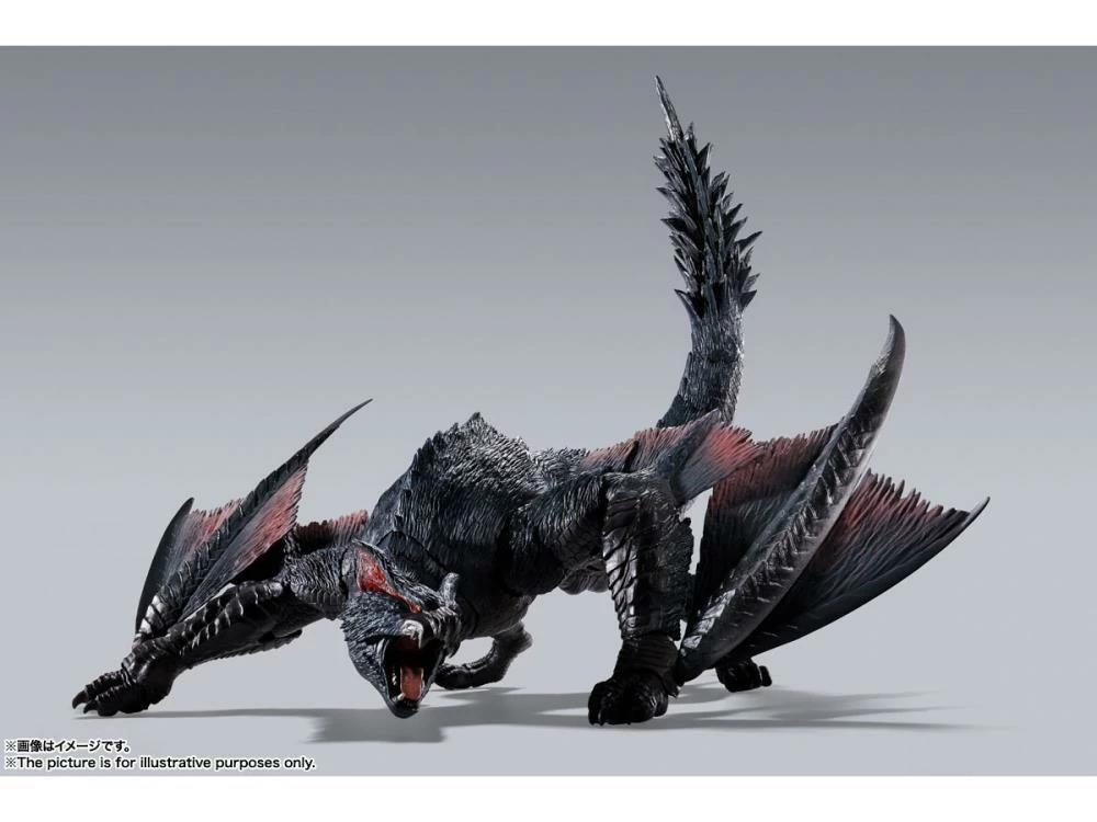 Bandai Monster Hunter S.H.MonsterArts Nargacuga (With Bonus) 2 Bandai Monster Hunter S.H.MonsterArts Nargacuga (With Bonus) - Image 2