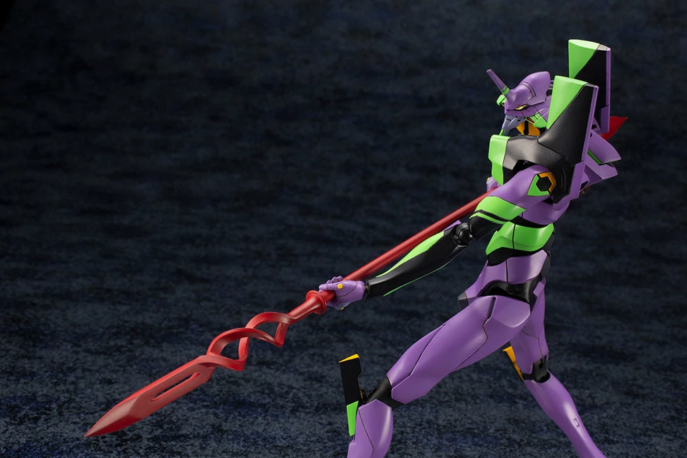 Kotobukiya Rebuild Of Evangelion EVA Unit-01 With Spear Of Cassius Model Kit 2 Kotobukiya Rebuild Of Evangelion EVA Unit-01 With Spear Of Cassius Model Kit - Image 2
