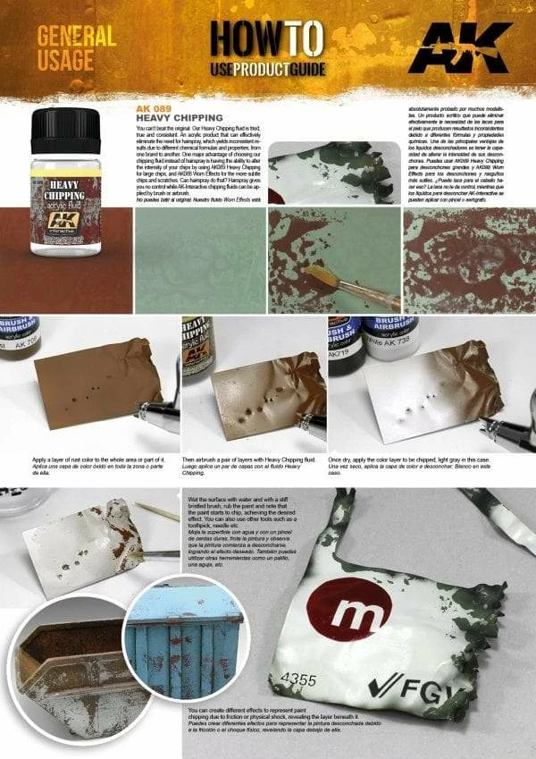 AK Interactive Heavy Chipping Effects Acrylic Fluid 3 AK Interactive Heavy Chipping Effects Acrylic Fluid - Image 3