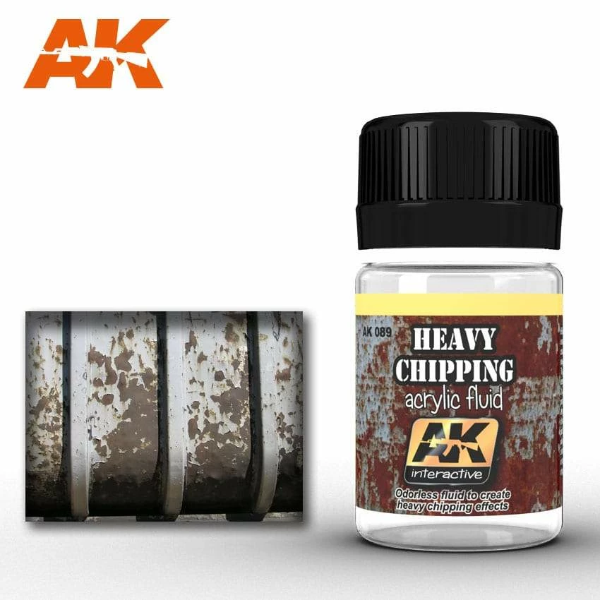 AK Interactive Heavy Chipping Effects Acrylic Fluid 1 AK Interactive Heavy Chipping Effects Acrylic Fluid