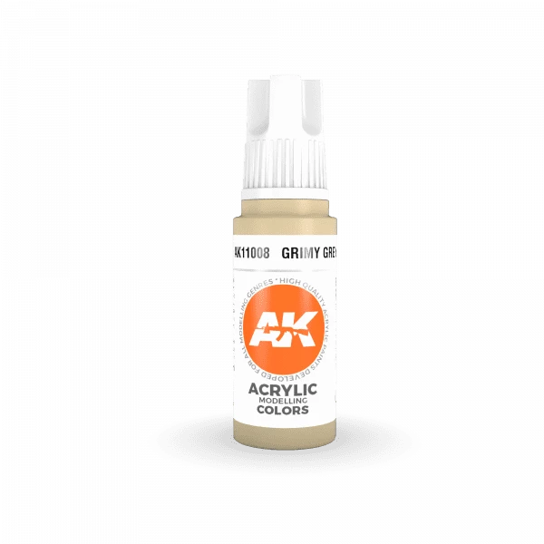 AK Interactive 3rd Gen Acrylic Grimy Grey 17ml 2 AK Interactive 3rd Gen Acrylic Grimy Grey 17ml - Image 2