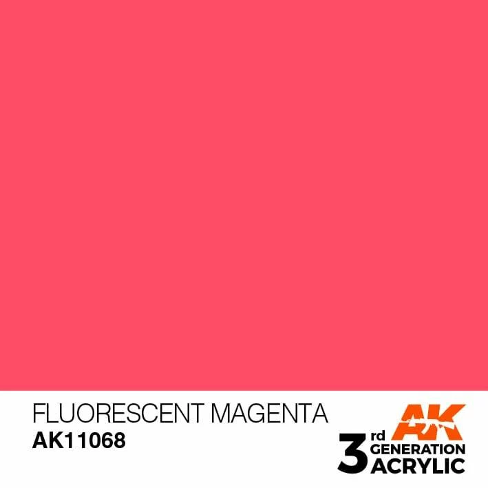 AK Interactive 3rd Gen Acrylic Fluorescent Magenta 17ml 1 AK Interactive 3rd Gen Acrylic Fluorescent Magenta 17ml