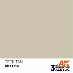 AK Interactive 3rd Gen Acrylic Deck Tan 17ml
