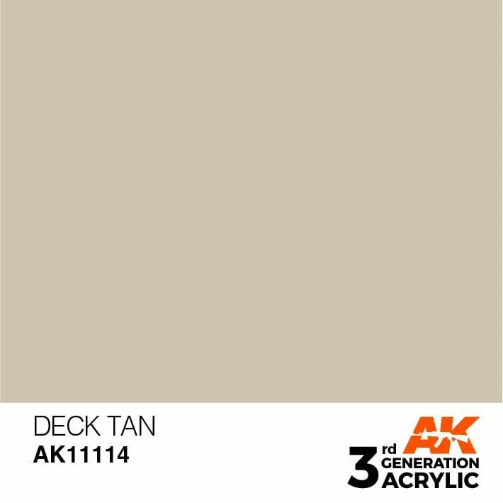 AK Interactive 3rd Gen Acrylic Deck Tan 17ml 1 AK Interactive 3rd Gen Acrylic Deck Tan 17ml