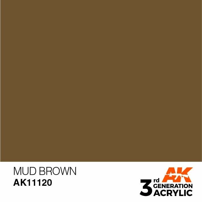 AK Interactive 3rd Gen Acrylic Mud Brown 17ml 1 AK Interactive 3rd Gen Acrylic Mud Brown 17ml