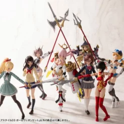 M.S.G. Modeling Support Goods Virtuous Style 03 Pole Weapon Set -Bandai Sales GE003 VS03 poleweaponset 18