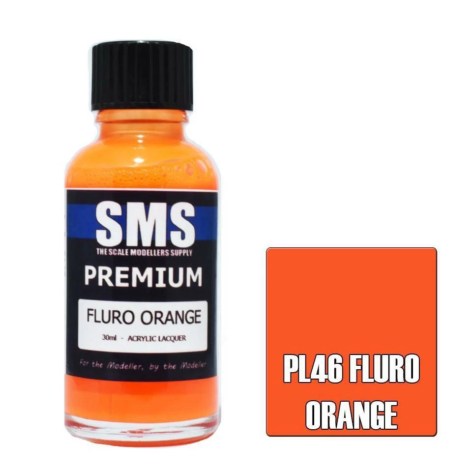 Premium FLURO ORANGE 30ml 1 Premium FLURO ORANGE 30ml