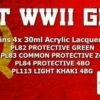 SOVIET WWII GREENS COLOUR SET