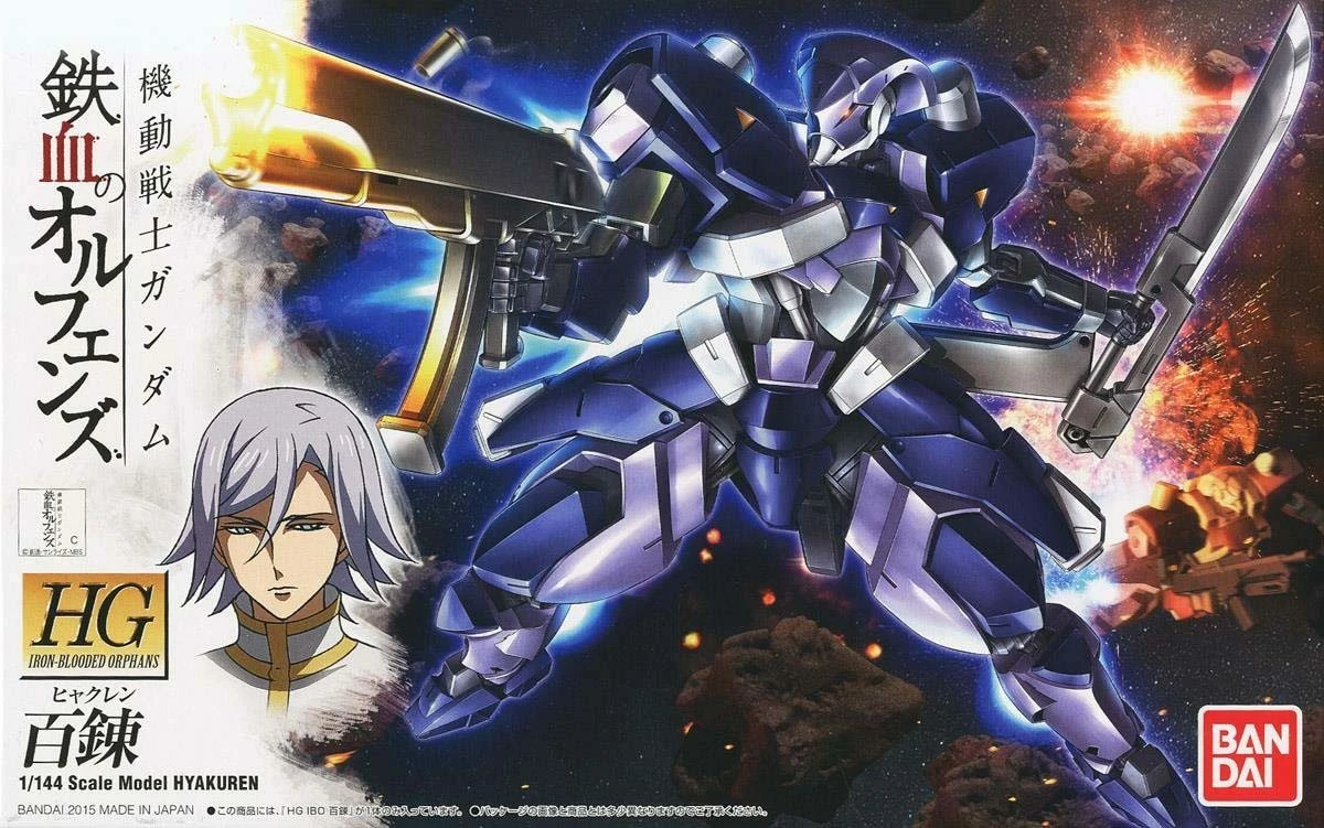 Bandai HG-IBO 1/144 #006 Hyakuren 2 Bandai HG-IBO 1/144 #006 Hyakuren - Image 2