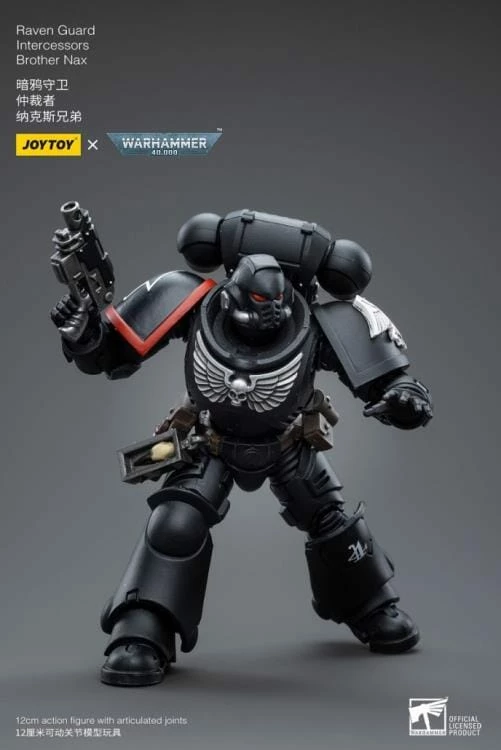 Warhammer 40K Raven Guard Intercessors Brother Nax 1/18 Scale Figure 7 Warhammer 40K Raven Guard Intercessors Brother Nax 1/18 Scale Figure - Image 7