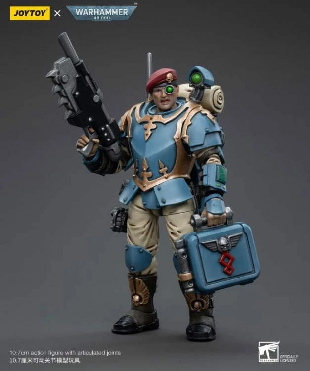 Warhammer 40k Astra Militarum Tempestus Scions Command Squad 55th Kappic Eagles Medic 1/18 Scale Figure 3 Warhammer 40k Astra Militarum Tempestus Scions Command Squad 55th Kappic Eagles Medic 1/18 Scale Figure - Image 3