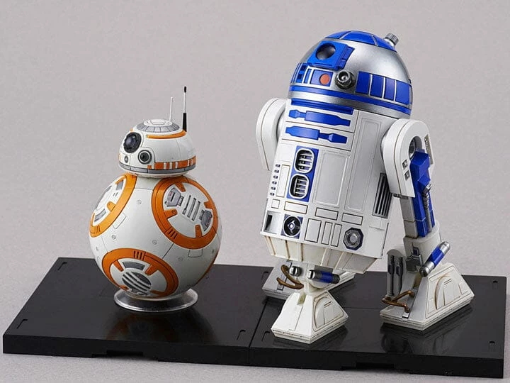 Bandai Star Wars The Force Awakens BB-8 & R2-D2 1/12 Scale Model Kit 1 Bandai Star Wars The Force Awakens BB-8 & R2-D2 1/12 Scale Model Kit